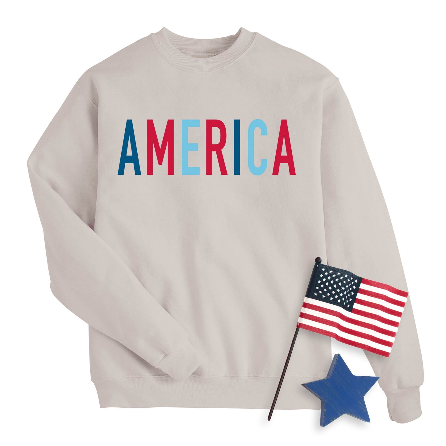 Colorblock America Sweatshirt