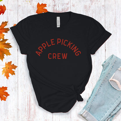 Apple Picking Crew - Black T-shirt