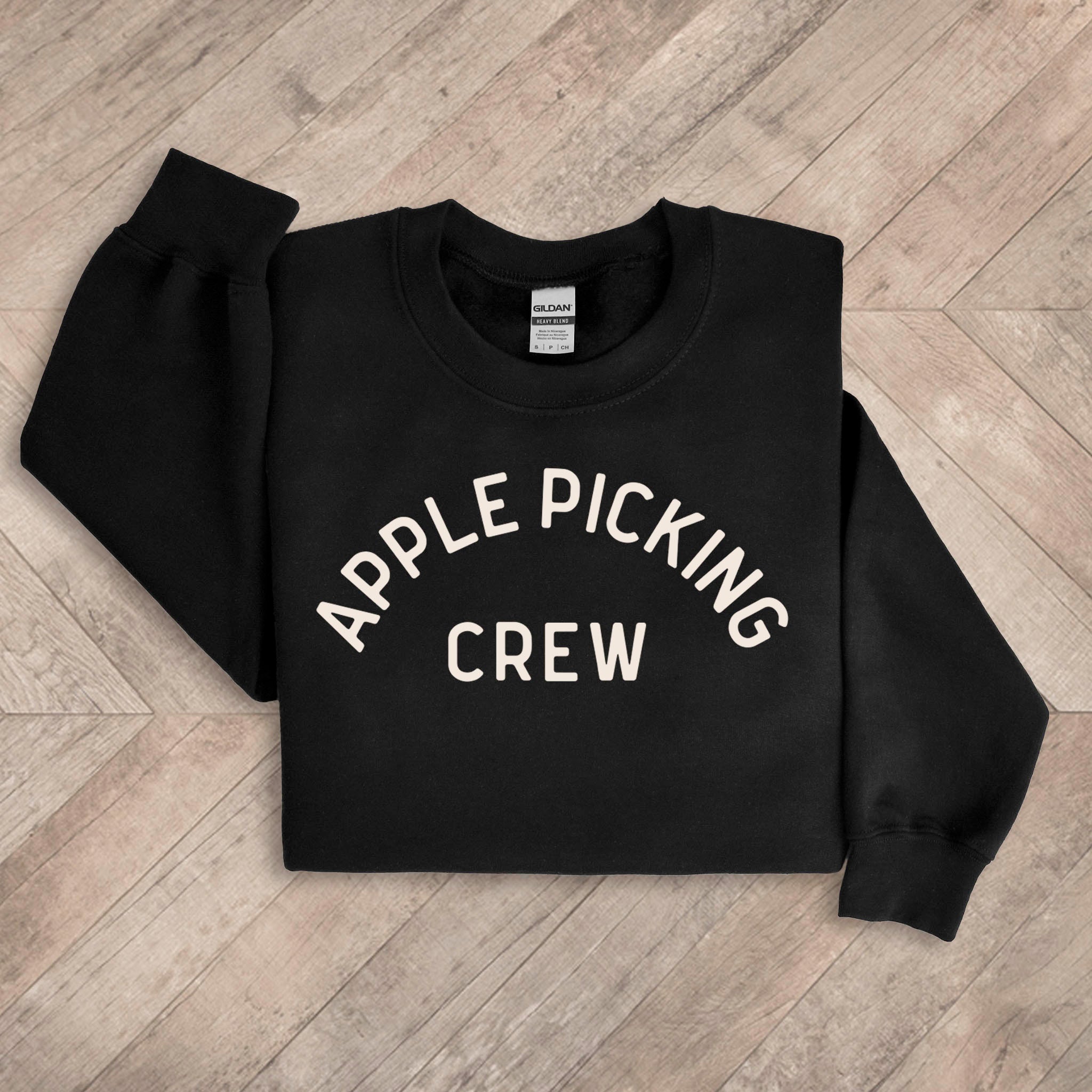 Apple Picking Crew Adult Sweatshirt