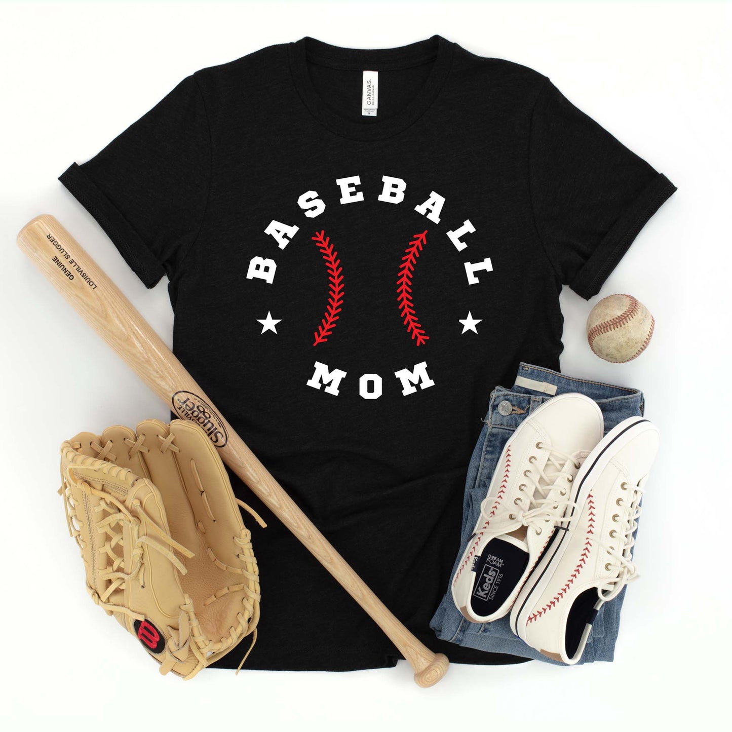 Baseball Mom Baseball T-shirt