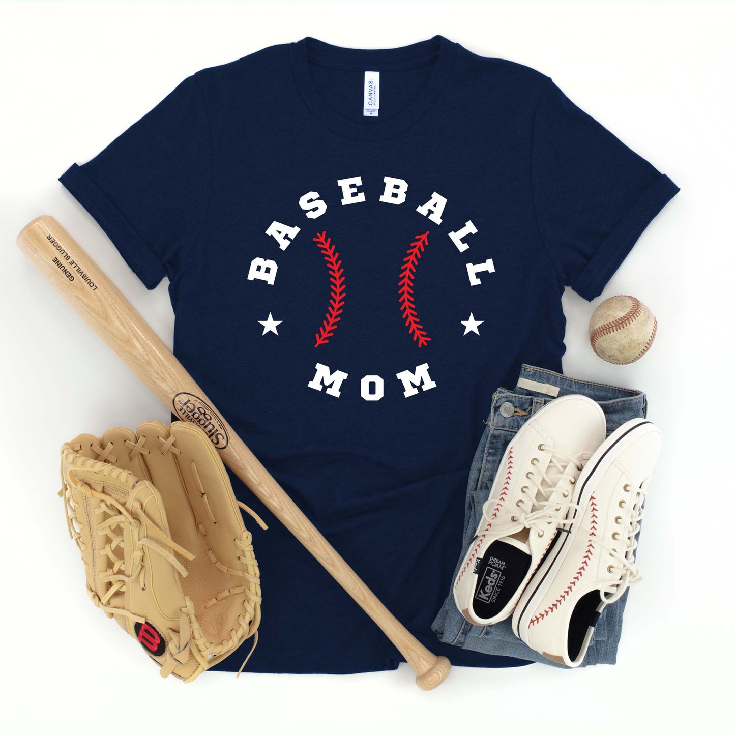 Baseball Mom Baseball T-shirt