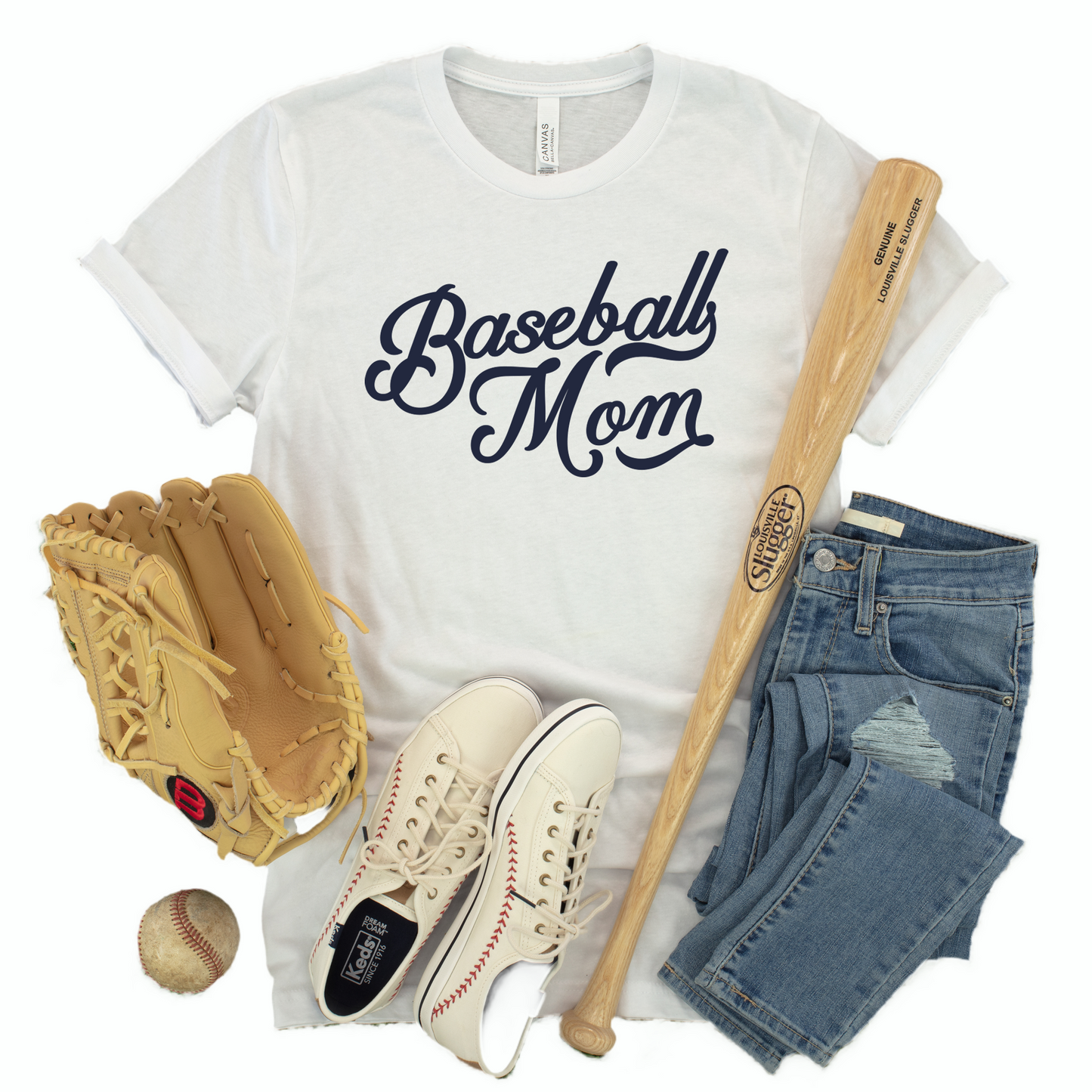 Baseball Mom Yankees T-shirt