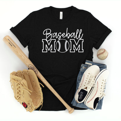 Baseball MOM T-shirt