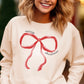 Merry Holiday Bow Sweatshirt