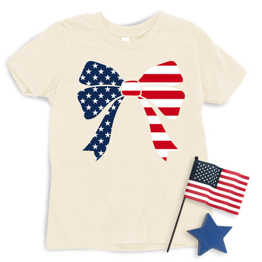 4th of July Bow T-shirt
