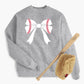 Baseball Bow Sweatshirt