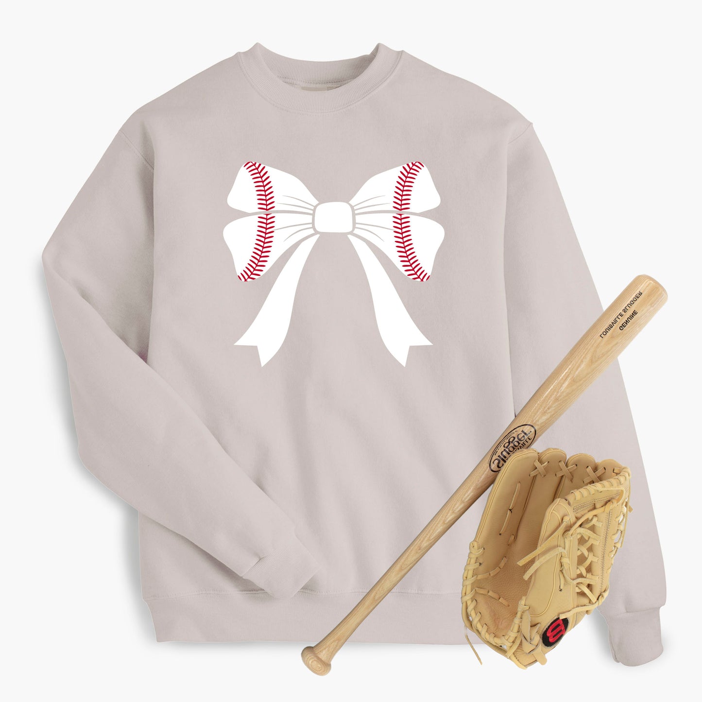 Baseball Bow Sweatshirt