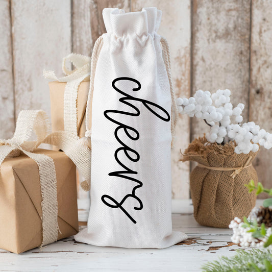 Cheers Holiday Wine Gift Bag