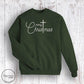 Merry ChrisTmas Sweatshirt- Forest Green (Adult Only)