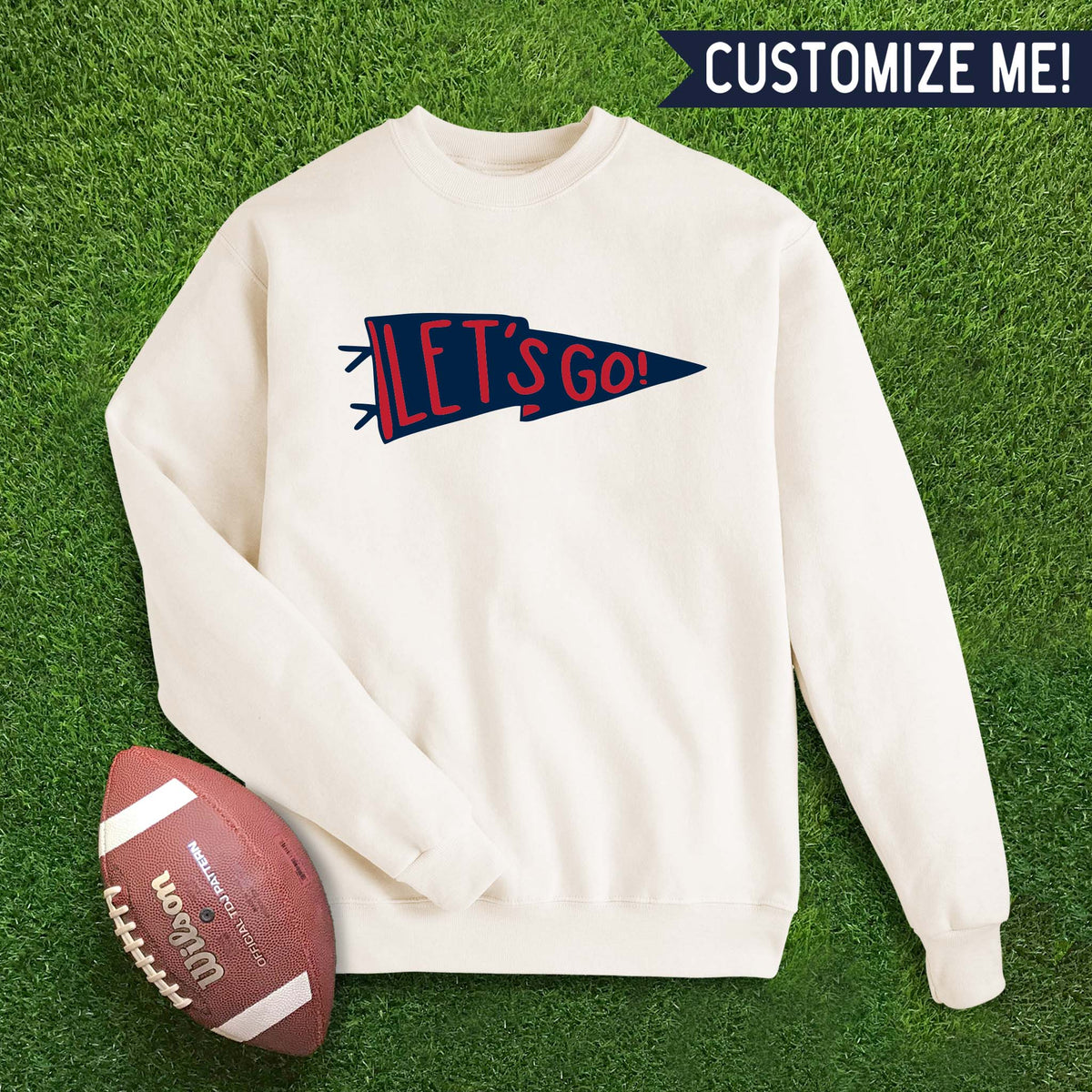 Let's Go Flag Custom Colors Sweatshirt