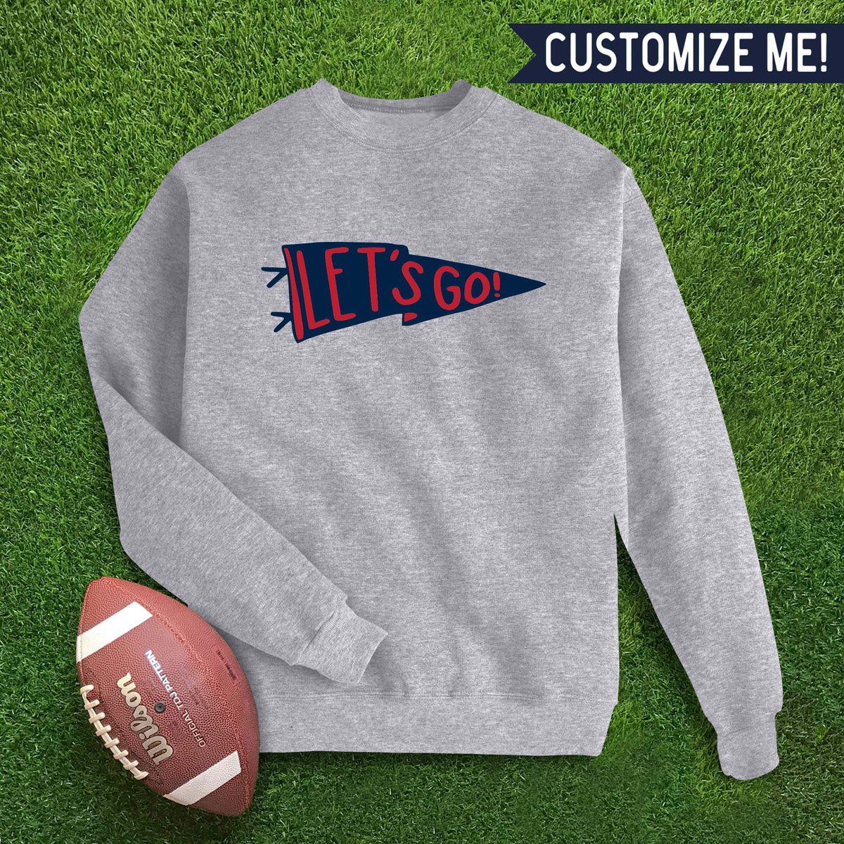 Let's Go Flag Custom Colors Sweatshirt