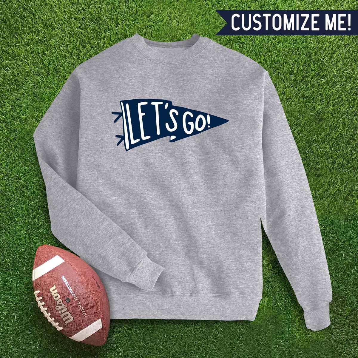 Let's Go Flag Custom Colors Sweatshirt