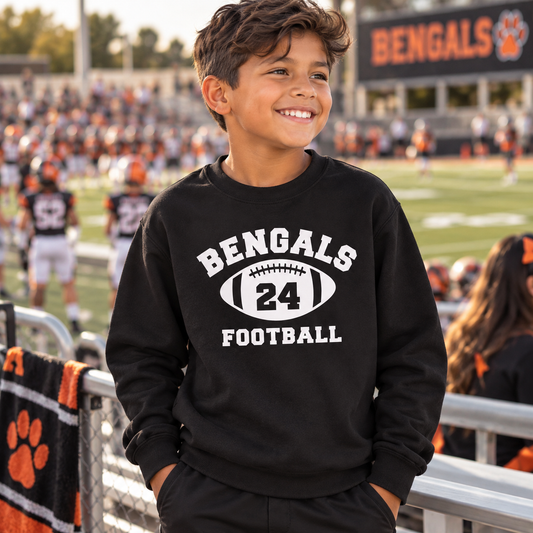 Team Name CUSTOM Football Youth Sweatshirt