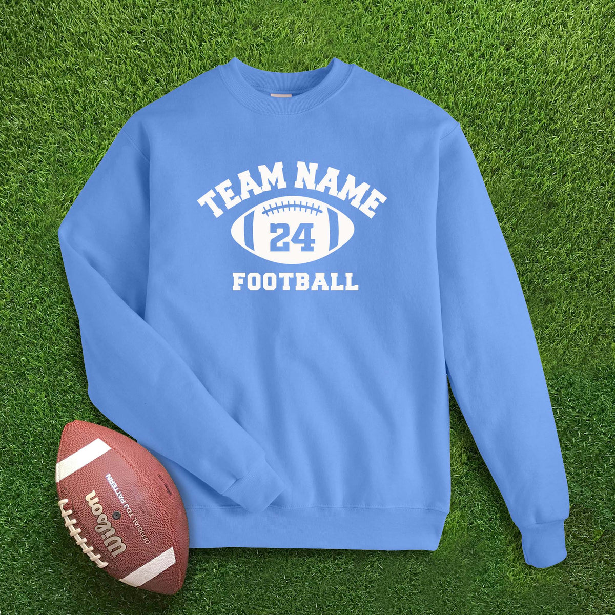 Team Name CUSTOM Football Adult Sweatshirt