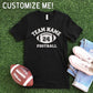 Team Name CUSTOM Football - Black T-shirt