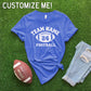 Team Name CUSTOM Football - Heather Royal T-shirt