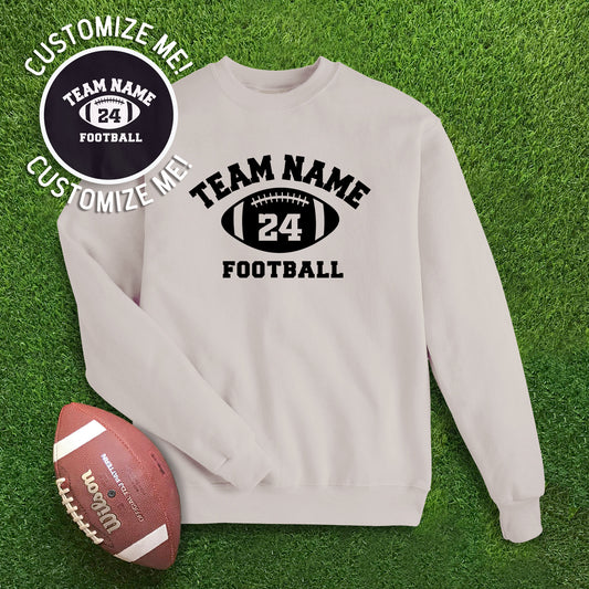 Team Name CUSTOM Football - Sand Sweatshirt