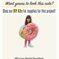 Donut Costume Pattern - Digital Download