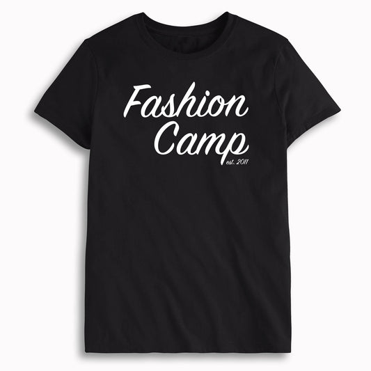 "Fashion Camp" EST. Tee - Black T-Shirt
