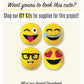Emoji Pillow Sewing Pattern - Digital Download