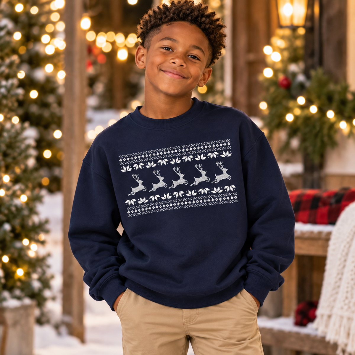 Fair Isle Holiday Sweatshirt