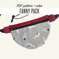 Fanny Pack Sewing Pattern - Digital Download & Video Tutorial