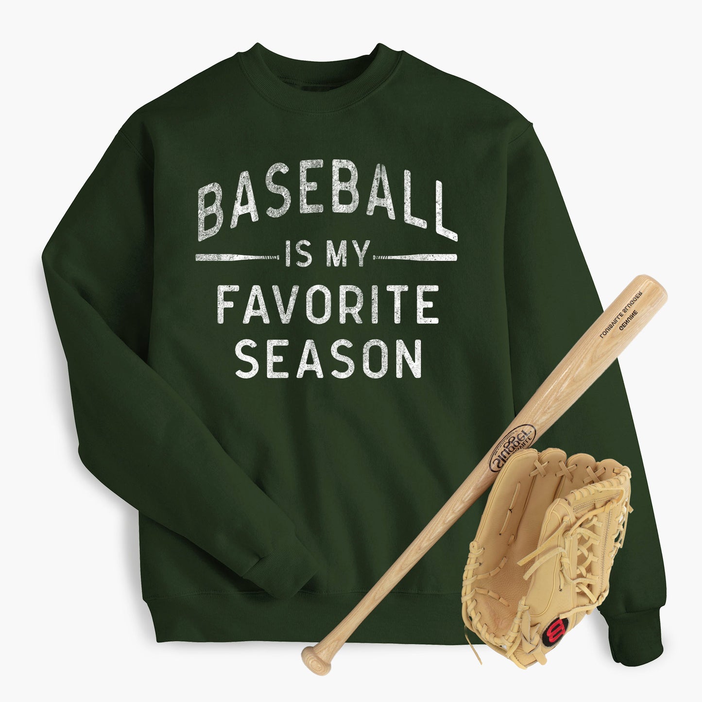 Baseball Is My Favorite Season Youth Sweatshirt