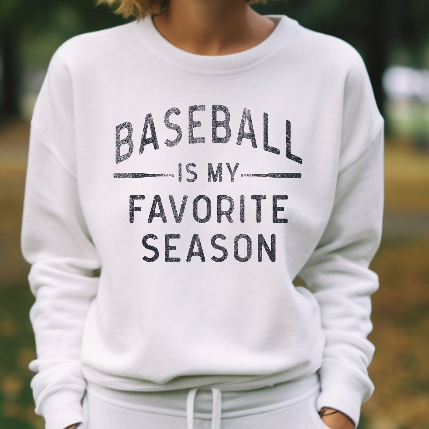 Baseball Is My Favorite Season Youth Sweatshirt