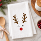 Reindeer Holiday Kitchen Towel
