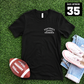 Football Laces Grandma Custom T-shirt