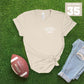 Football Laces Mom Custom T-shirt