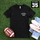 Football Laces Mom Custom T-shirt