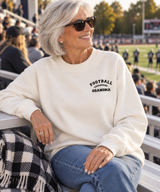 Football Laces Grandma Custom Sweatshirt