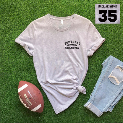 Football Laces Grandma Custom T-shirt