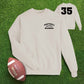 Football Laces Grandma Custom Sweatshirt