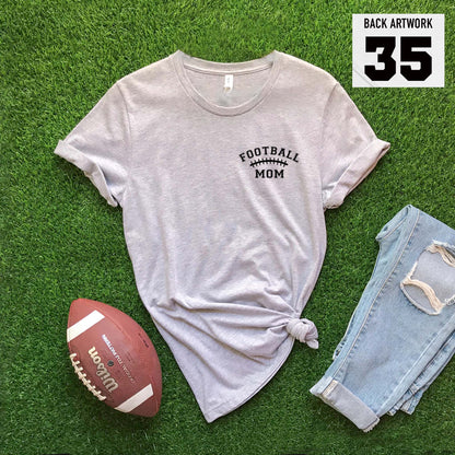 Football Laces Mom Custom T-shirt