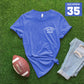 Football Laces Mom Custom T-shirt