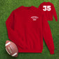 Football Laces Mom Custom Sweatshirt