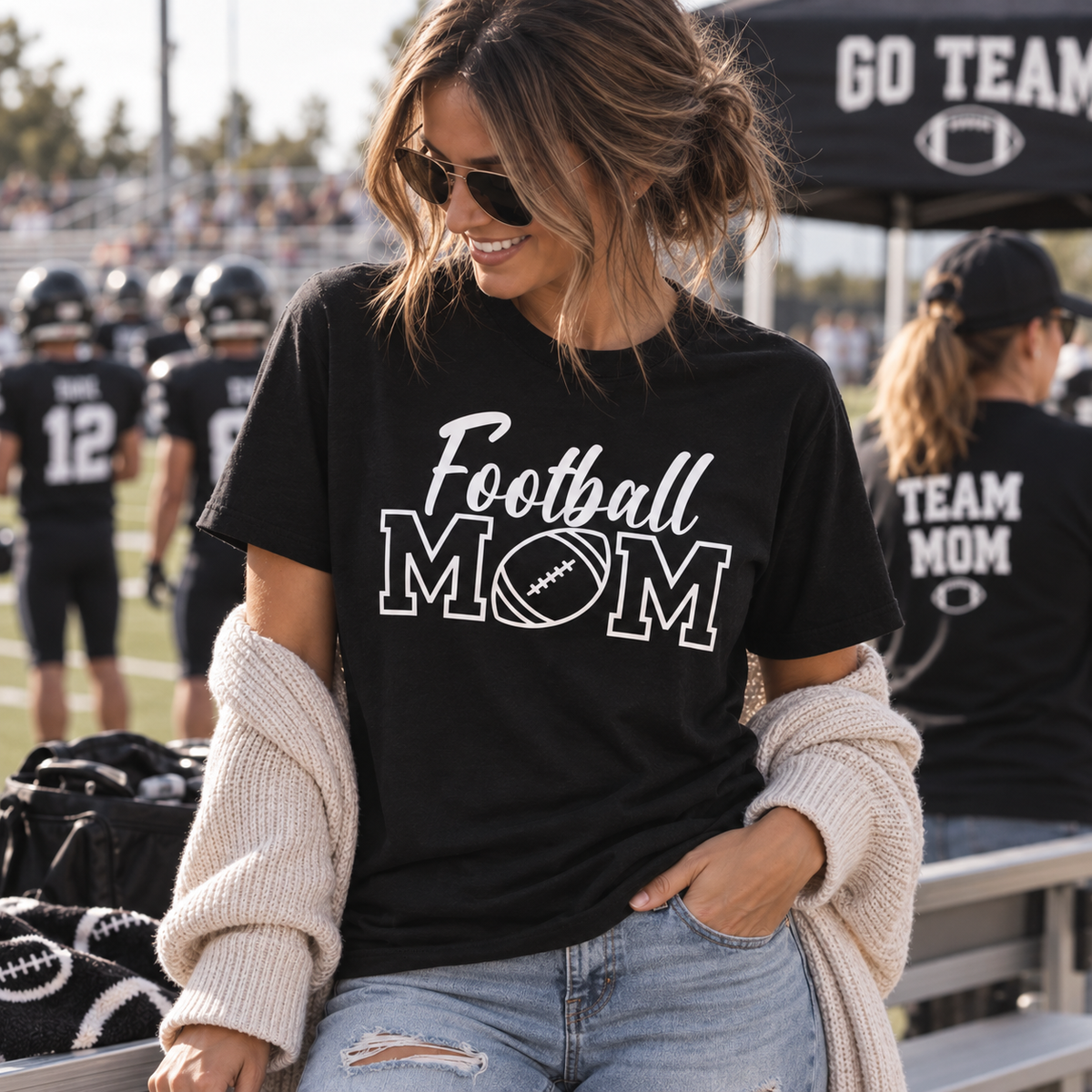 Football Mom T-shirt