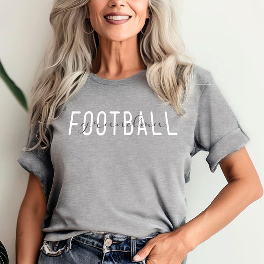 Football Grandma T-shirt