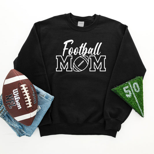 Football Mom - Black Sweatshirt