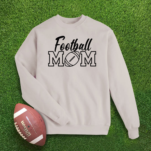 Football Mom - Sand Sweatshirt