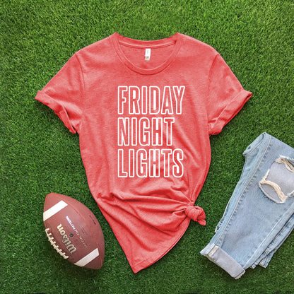 Friday Night Lights - Heather Red T-shirt