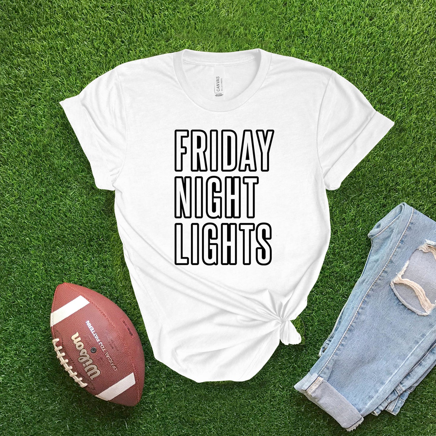 Friday Night Lights - White T-shirt