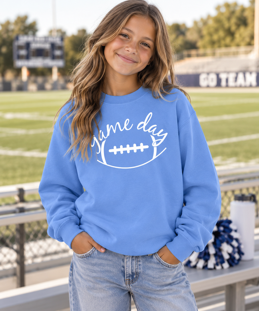 Football Game Day Youth Sweatshirt