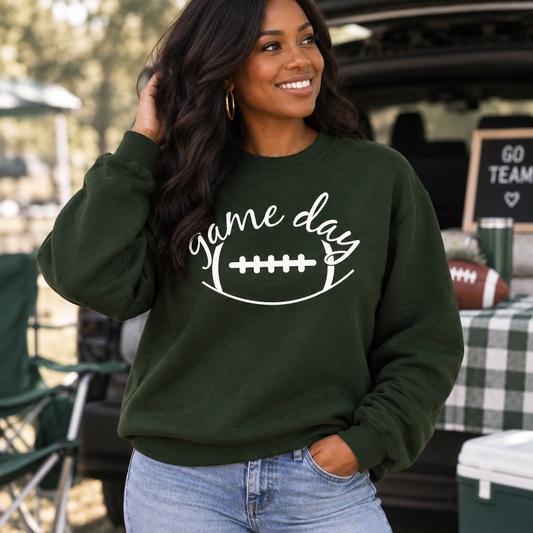 Football Game Day Adult Sweatshirt