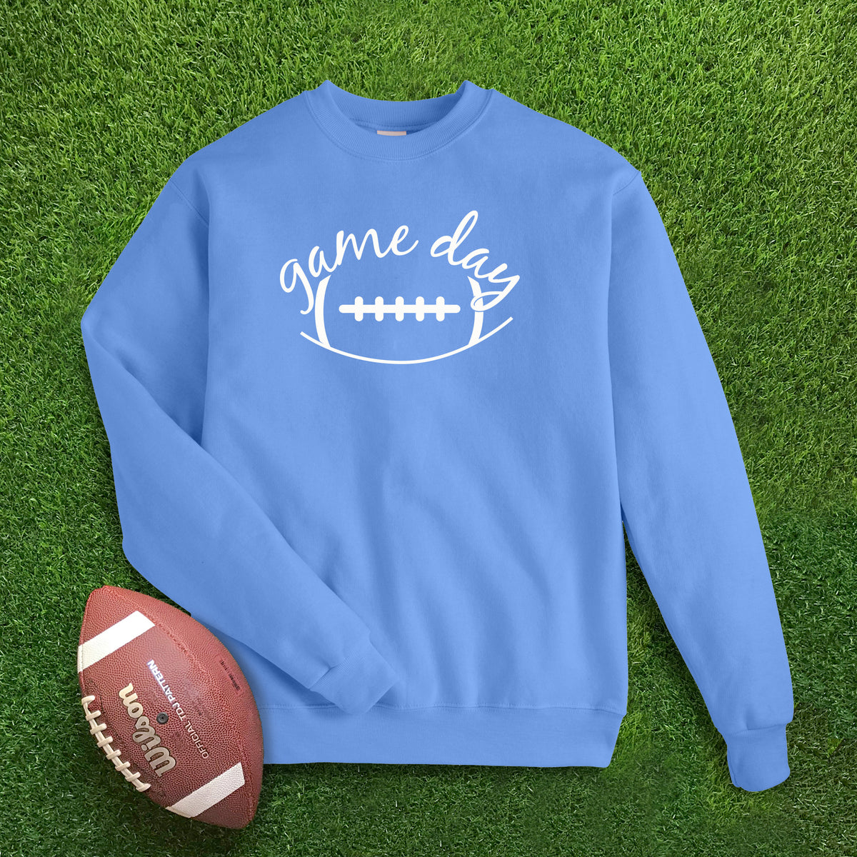 Football Game Day Adult Sweatshirt