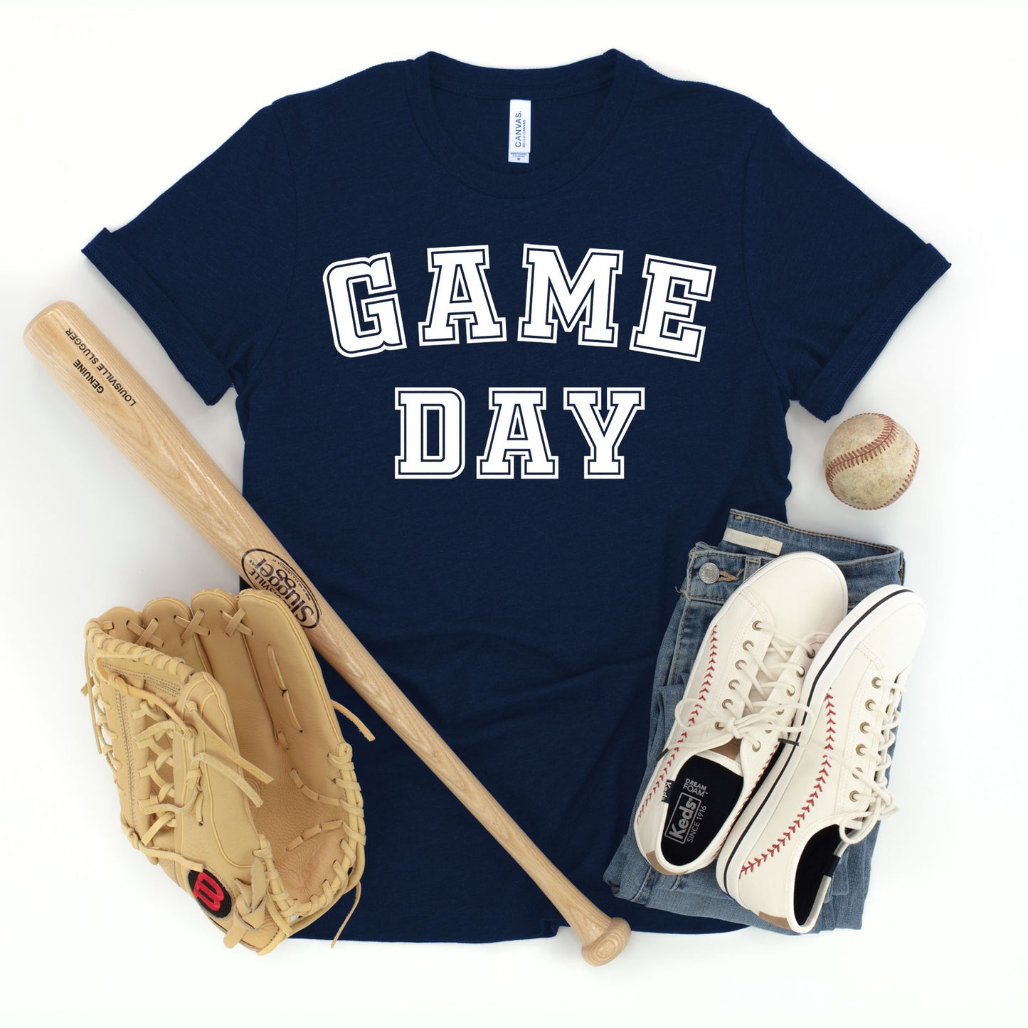 "Game Day" Navy T-shirt  (Adult Only)