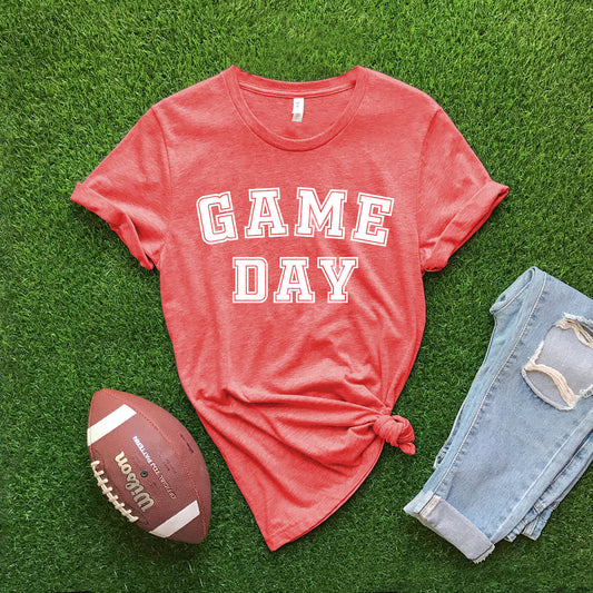 Varsity Game Day - Heather Red T-shirt