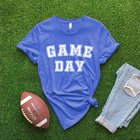 Varsity Game Day - Heather Royal T-shirt